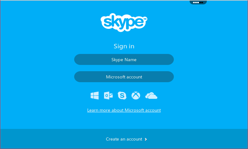 log into skype without microsoft account